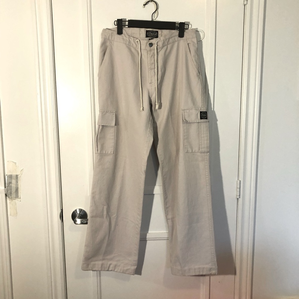 INDIAN MOTORCYCLE Pants, Vintage 1990’s, Cream, Women’s Size 8